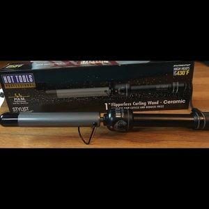 1” hot tools ceramic curling wand